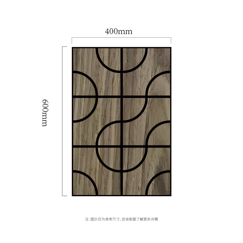 Panel Dinding Akustik MDF-on-PET Grid Arka Kayu Panel Dinding Akustik MDF-on-PET Grid Arka Kayu