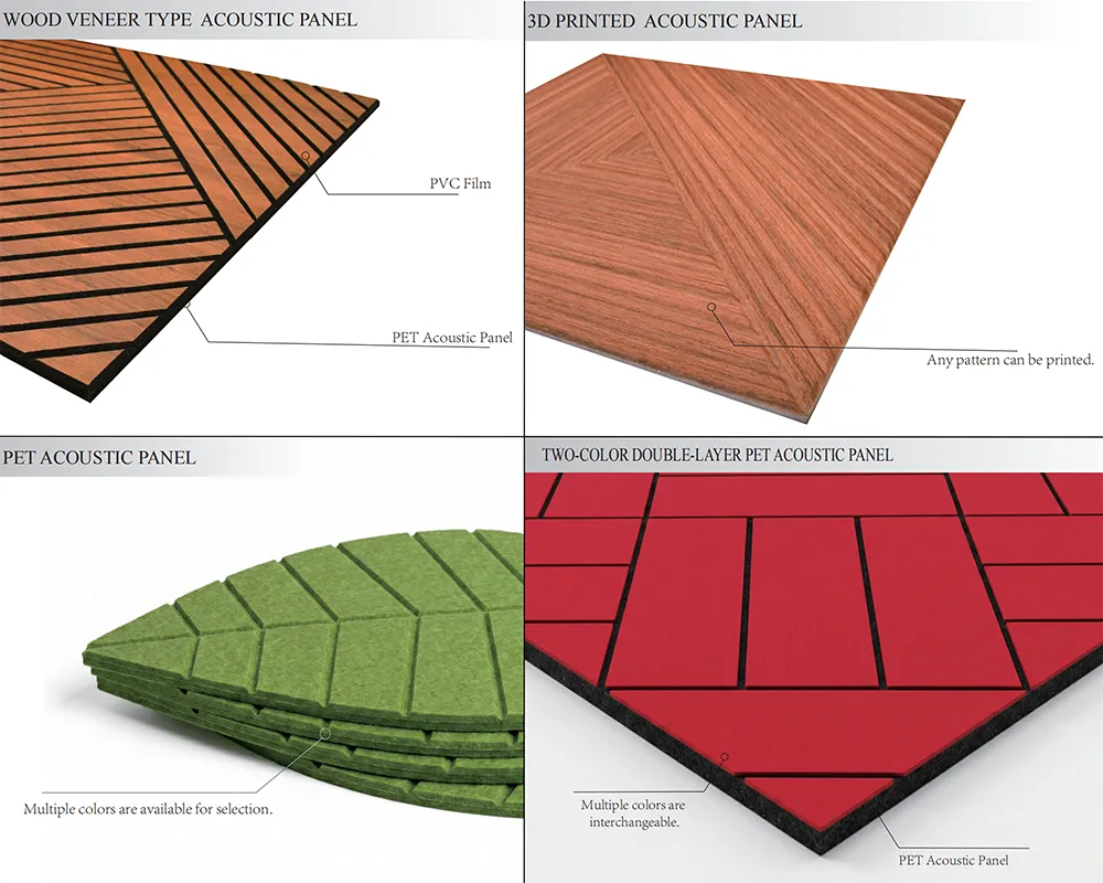 3D Wood Veneer Acoustic Panels for Interior Wall Design