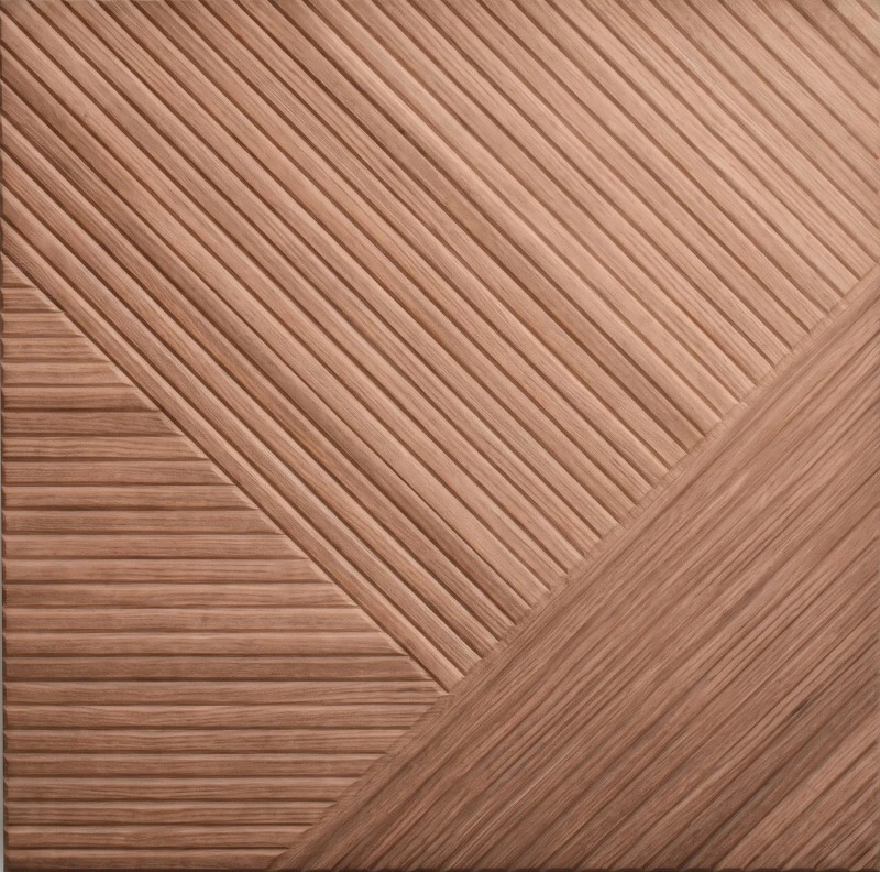 Wonear Panel Akustik Kayu Chevron Hangat Lobi Hotel Wonear Panel Akustik Kayu Chevron Hangat Lobi Hotel